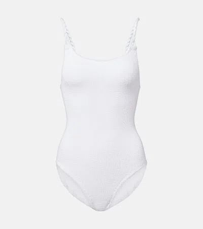 Hunza G Camille Swimsuit In White
