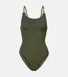 Hunza G Coverage Pamela Swimsuit In Green