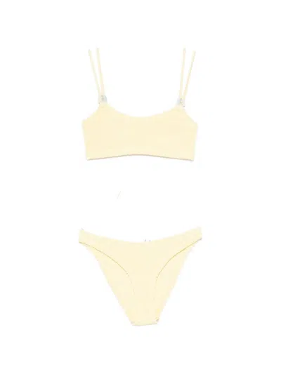 Hunza G Cassie Bikini Set In Yellow