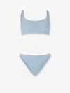 Hunza G Cassie The Original Crinkle Bikini In Blue