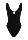 Hunza G Geraffter Celine Badeanzug In Black
