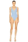 Hunza G Celine One Piece Swimsuit In Blue