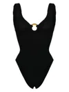 Hunza G Geraffter Celine Badeanzug In Black