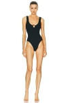 Hunza G Celine One-piece Swimsuit In Black