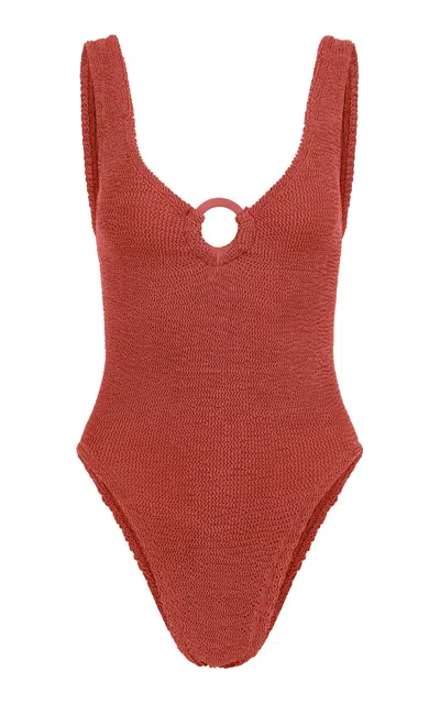 Hunza G Celine One-piece Swimsuit In Red