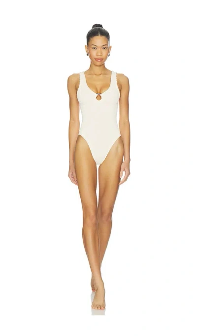 Hunza G Celine One Piece In White
