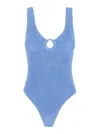 Hunza G Celine Swim Covered Hoop In Blue