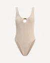 Hunza G Celine Seersucker Swimsuit
