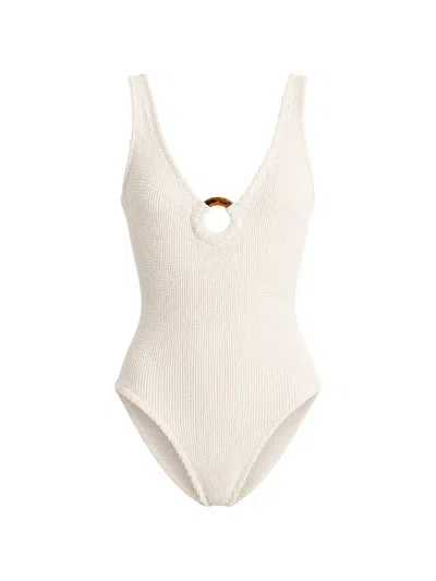 Hunza G Celine Swimsuit In White