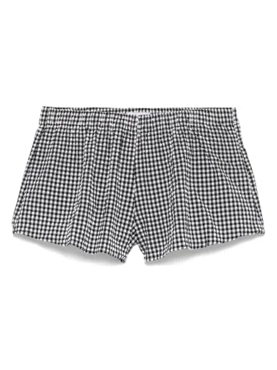 Hunza G Checked Shorts
