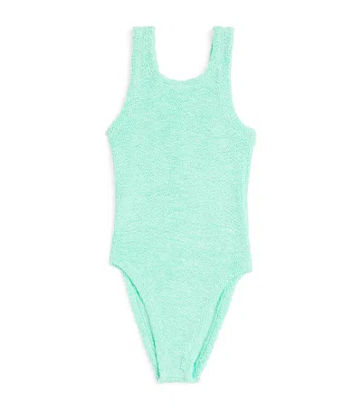 Hunza G Kids' Classic Swimsuit In Blue