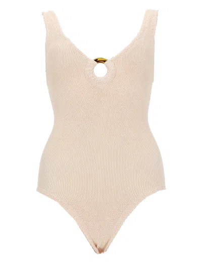 Hunza G Women's Mini Costume Swimsuit - Celine In White