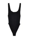 Hunza G Costume Intero Square Neck In Black