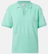 Hunza G Cotton Terry Polo Shirt