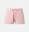 Hunza G Terry Toweling Shorts Pink