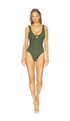 Hunza G Coverage Celine One Piece In Green
