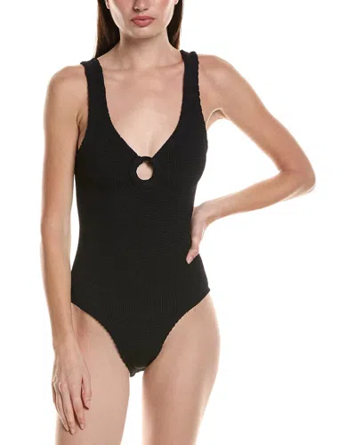 Hunza G Celine One Piece Swimsuit In Black