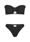Hunza G Coverage Jean Bikini Black