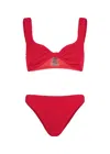 Hunza G Coverage Juno Bikini Red