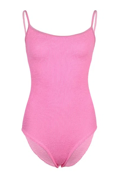 Hunza G Coverage Pamela Swim Bubblegum In Pink