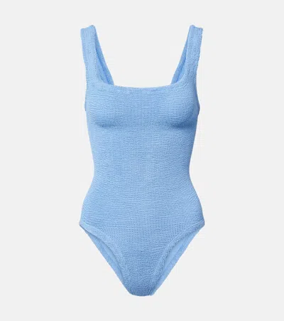 Hunza G Coverage Swimsuit In Blue