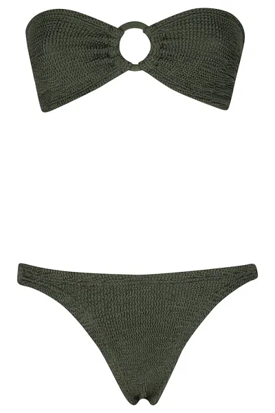 Hunza G Covered Hoops Crinkle Bikini
