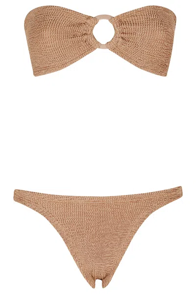 Hunza G Covered Hoops Crinkle Bikini
