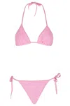 Hunza G Gina Triangle Bikini Set In Pink