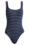 HUNZA G HUNZA G CRINKLE ONE-PIECE SWIMSUIT