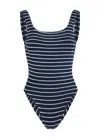 Hunza G Crinkle Swimsuit In Multi