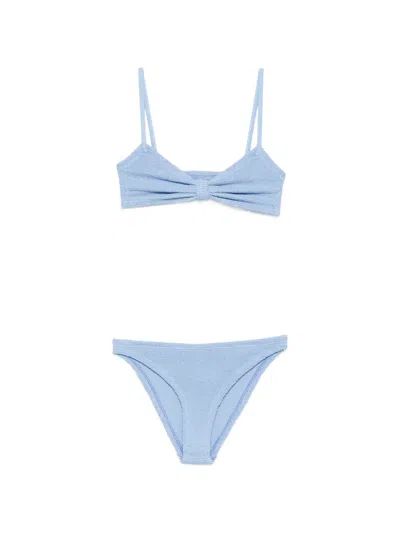 Hunza G Crinkled Bikini In Blue