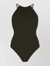 Hunza G Crisscross Halter Neck Swimsuit