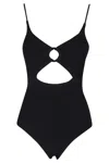Shop Hunza G Crystal One-piece Swimsuit - Black