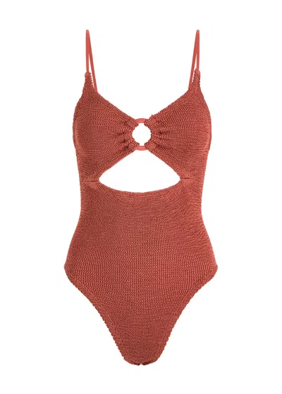 Hunza G Crystal Seersucker Swimsuit