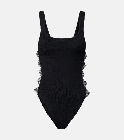 HUNZA G CUTOUT SWIMSUIT