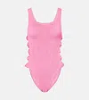 Hunza G Cutout Swimsuit In Pink