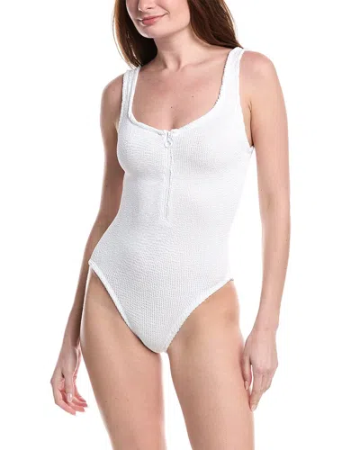 Hunza G Dallas One-piece In White