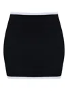 Hunza G Devyn Crinkle Skirt In Black