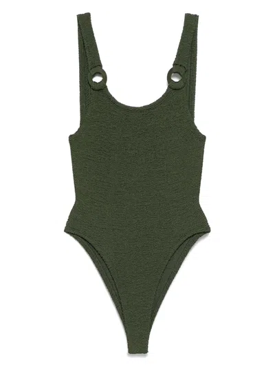Hunza G Domino One-piece In Green