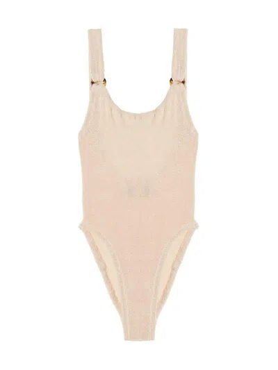 HUNZA G HUNZA G 'DOMINO' ONE-PIECE SWIMSUIT