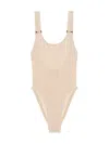 Hunza G Domino One-piece Swimsuit In Neutral