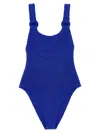 Hunza G Domino Swim One-piece Swimsuit In Blue