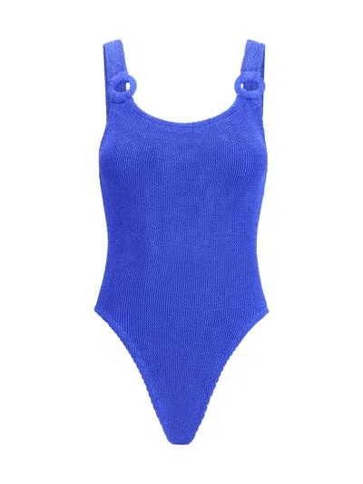 Hunza G Domino Swimsuit In Blue