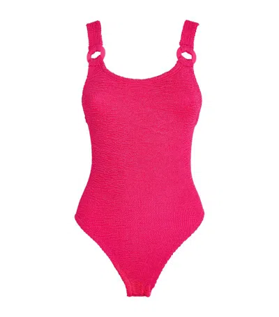 Hunza G Domino Swimsuit In Pink