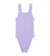 Hunza G Classic Crinkle Swimsuit In Purple