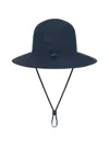 Hunza G Drawstring Hat In Blue
