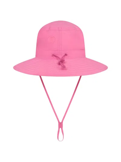 Hunza G Kids' Drawstring Hat In Pink