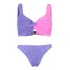 Hunza G Duo Chelsea Bikini Lilac/bubblegum In Blue