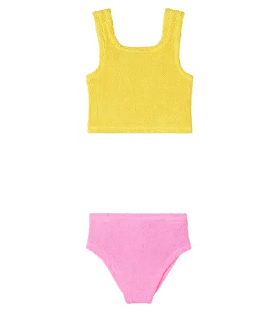 Hunza G Kids' Duo Lyra Bikini In Multi