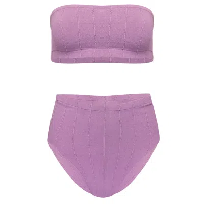 Hunza G Edie Nile Bikini Lavender In Purple